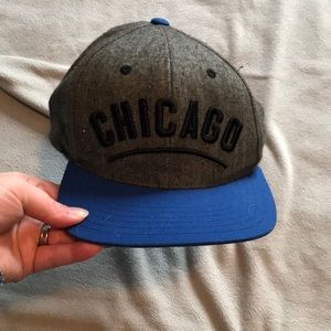 cubs flat bill hat